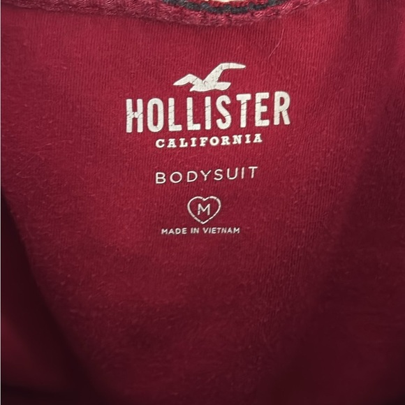 Hollister Red Ribbed Sleeveless Tank Top - Picture 3 of 3